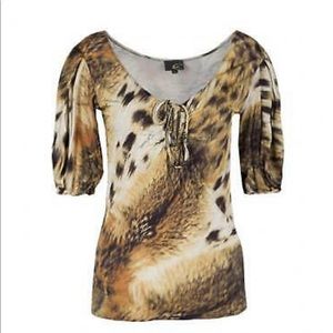 Just cavalli animal print top